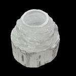 Selenite Candle Holder
