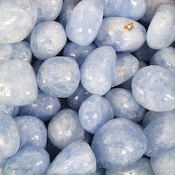 Tumbles by Weight: Blue Calcite Tumble