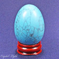 Blue Howlite Egg