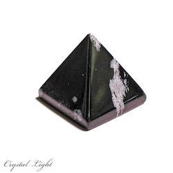Pyramids: Snowflake Obsidian Pyramid