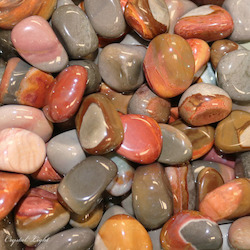 Tumbles by Weight: Polychrome Jasper Tumble