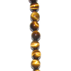 10mm Bead: Tiger Eye 10mm Beads
