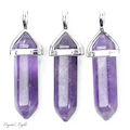 Amethyst Double Terminated Pendant