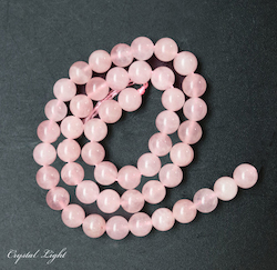 8mm Bead: Rose Quartz Beads 8mm