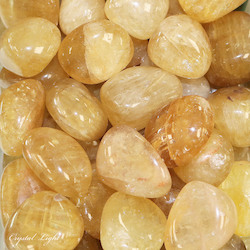 Tumbles by Weight: Yellow Fluorite Tumble