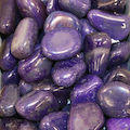 Purple Dyed Agate tumble 40-50mm/250g