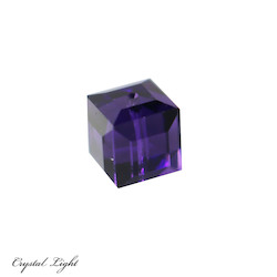 Swarovski Cubes: Swarovski Purple Cube