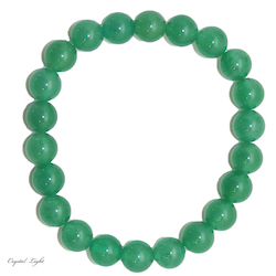 8-9mm Round Bead Bracelets: Green Aventurine 8mm Bracelet