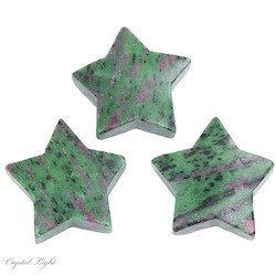 Other Shapes: Ruby Zoisite Star