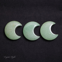 Other Shapes: Green Aventurine Crescent