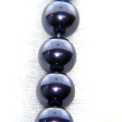 Swarovski Pearls: Swarovski Dark Purple Pearl 309-12mm