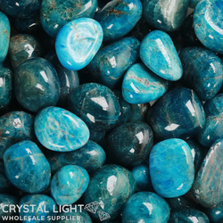 Tumbles by Weight: Blue Apatite Tumble /50g