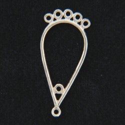 Clasps: 5 String Clasp S/S (Pair) 
