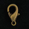 Antique Brass Lobster Clasp 12mm
