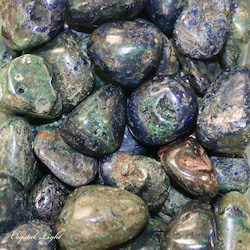 Tumbles by Weight: Azurite Tumble