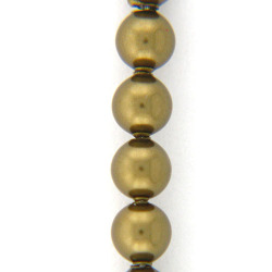 Swarovski Pearls: Swarovski Antique Brass Pearls (001 402) 4mm