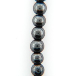 Hematite: Hematite 4mm Round Beads