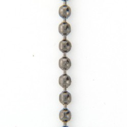 Chain: Ball Chain Gunmetal 1.6mm
