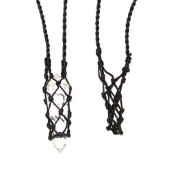 Necklaces: Net / Basket Necklace Black