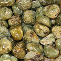 Tumbles by Weight: Green Garnet / Grossularite Tumble