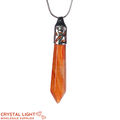 Orange Agate Long Pendant
