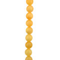 Orange Calcite 6mm Round Beads