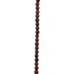 4,6 & 7mm Bead: Garnet 6mm Beads