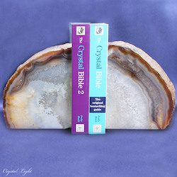 Bookends: Agate Bookends