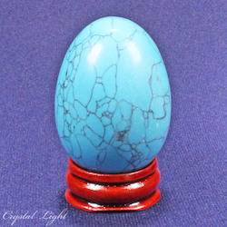 Eggs: Blue Howlite Egg