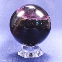 Spheres: Purple Fluorite Sphere 78mm