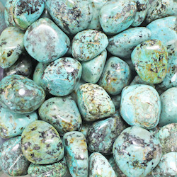Tumbles by Weight: African Turquoise Tumble