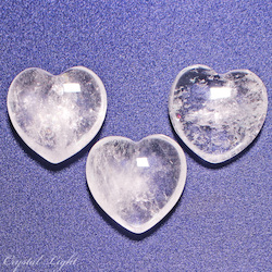 Hearts: Clear Quartz Heart