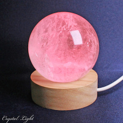 Spheres: Quartz Sphere with light stand