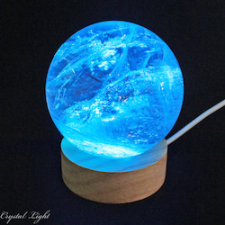 Spheres: Quartz Sphere with light stand