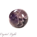 Chevron Amethyst Sphere 40mm (Single)