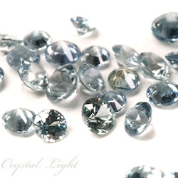 Cut Gemstones: Light Blue Sapphire (.11ct)