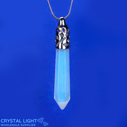Terminated Pendant: Opalite Long Pendant