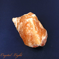 Rough Crystals: Orange Calcite Rough Piece