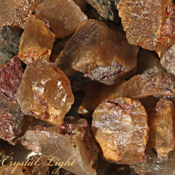 Rough by Weight: Rutilated Quartz Rough /300g