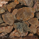 Rough pieces are photographed dry.