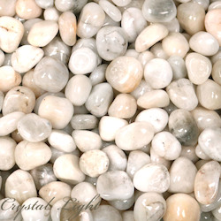 Tumbles by Weight: White Moonstone Tumble (Small)