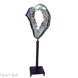 Display Pieces on Stand: Amethyst Ring on Stand