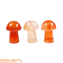 Mushrooms: Orange Agate Mini Mushroom