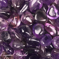 Tumbles by Weight: Amethyst Brazil Tumble A-Grade 30-40mm