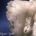 Clear Quartz Cluster with Brookite