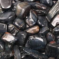 Tumbles by Weight: Blue Tigers Eye Tumble 20-40mm/ 250g