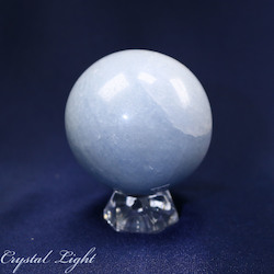 Spheres: Blue Calcite Sphere 63mm