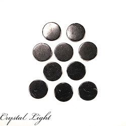 Other Shapes: Shungite Small Round EMF Plate (10 pce)
