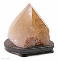 Natural Citrine with Wooden Stand