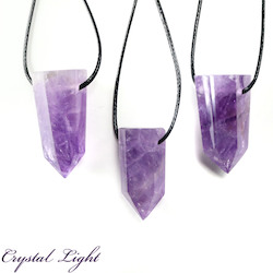 Necklaces: Amethyst Point Necklace